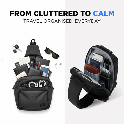 Anti-Diefstal Crossbody Tas met USB Oplaadpoort & RFID Bescherming