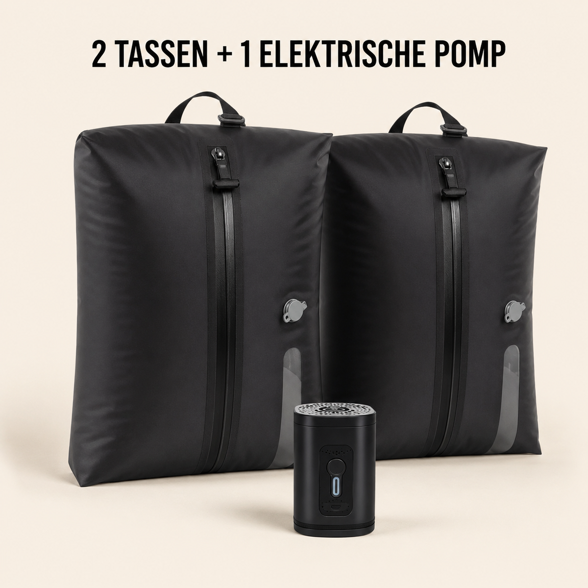 Compressietas met Elektrische Pomp – Meer Ruimte in je Koffer