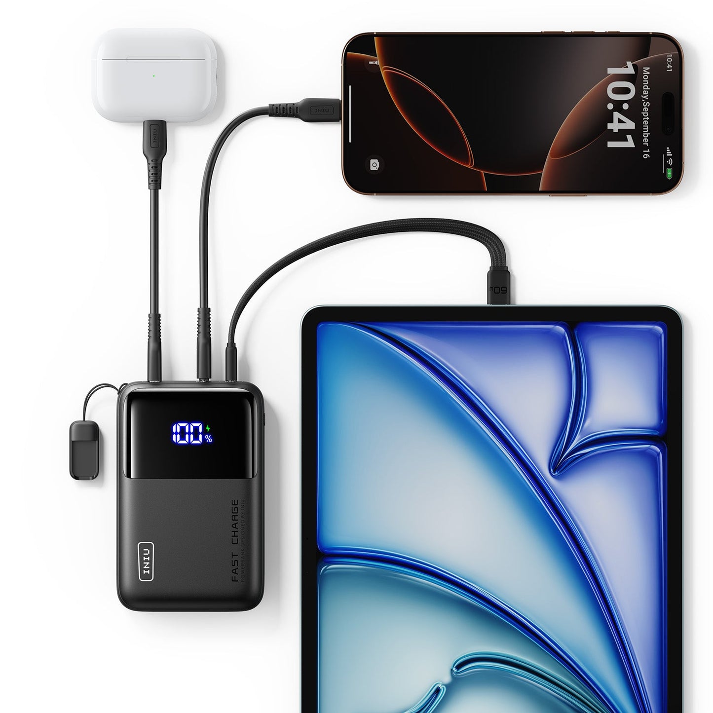 INIU Cougar P63-E1 Powerbank Kleinste 100W 25000mAh