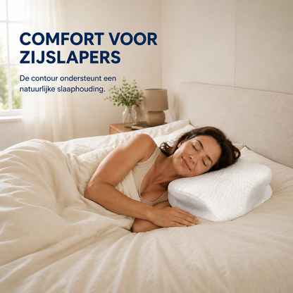 NeckRelief Ergonomisch Memory Foam Nekkussen – Comfortabele Nekondersteuning