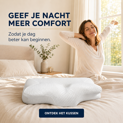 NeckRelief Ergonomisch Memory Foam Nekkussen – Comfortabele Nekondersteuning