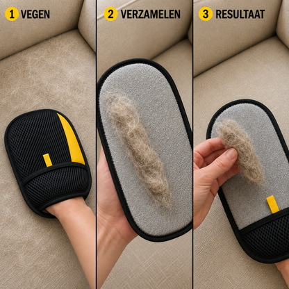 Dierenhaarhandschoen - Ook Vastzittende Haren In Één Veeg Weg