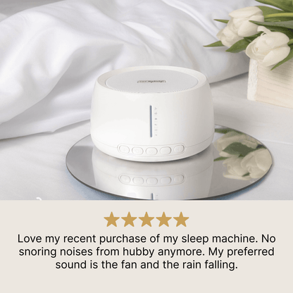 SleepWave™ White Noise Machine – Val Sneller In Slaap Met 30 Rustgevende Geluiden