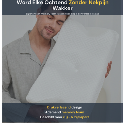CozyRest® Ergonomisch Nekpijn Kussen