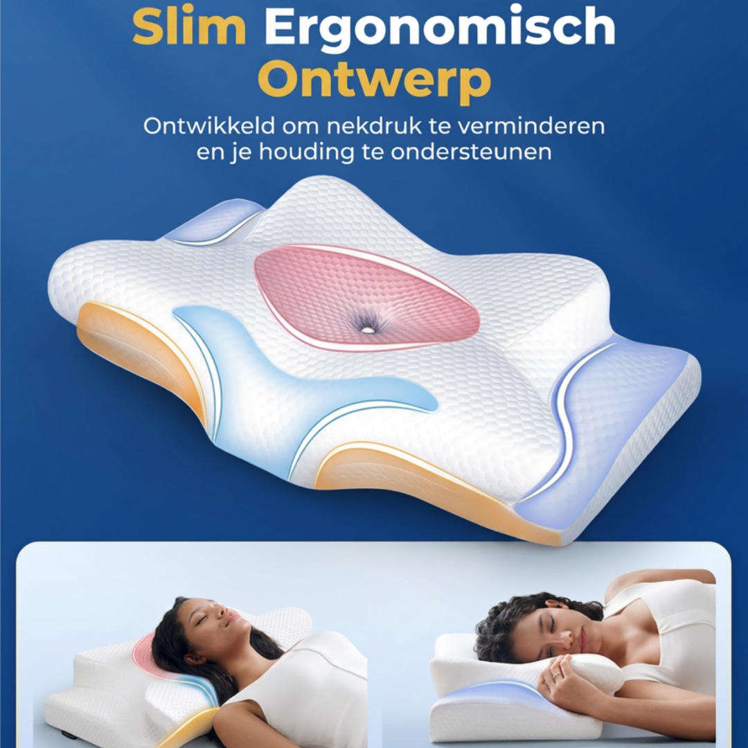 CozyRest® Ergonomisch Nekpijn Kussen