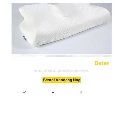 CozyRest® Ergonomisch Nekpijn Kussen