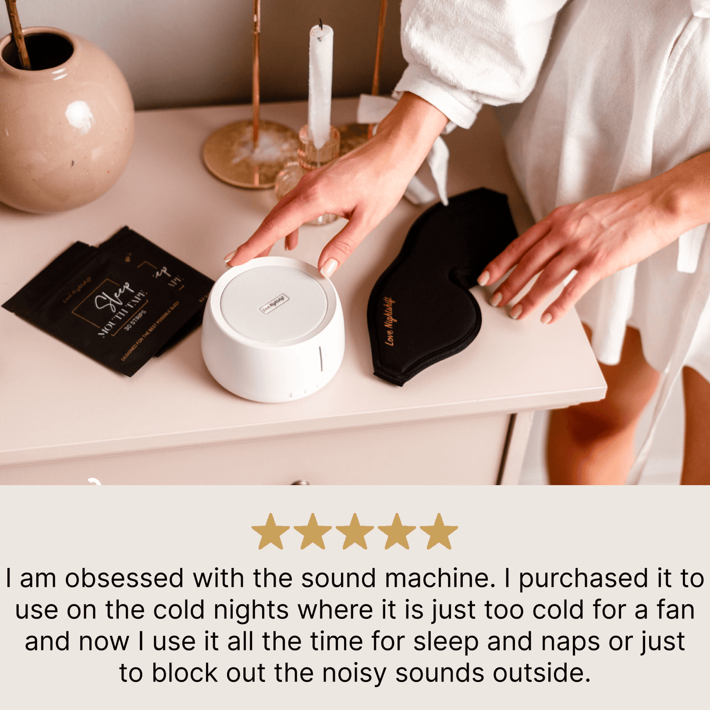 SleepWave™ White Noise Machine – Val Sneller In Slaap Met 30 Rustgevende Geluiden